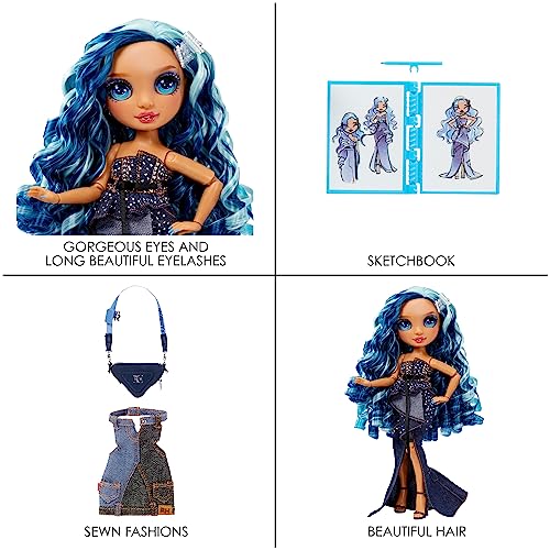 Blue 11” Fashion Doll and Playset with 2 Complete Doll Outfits and Fashion Play Accessories N7582