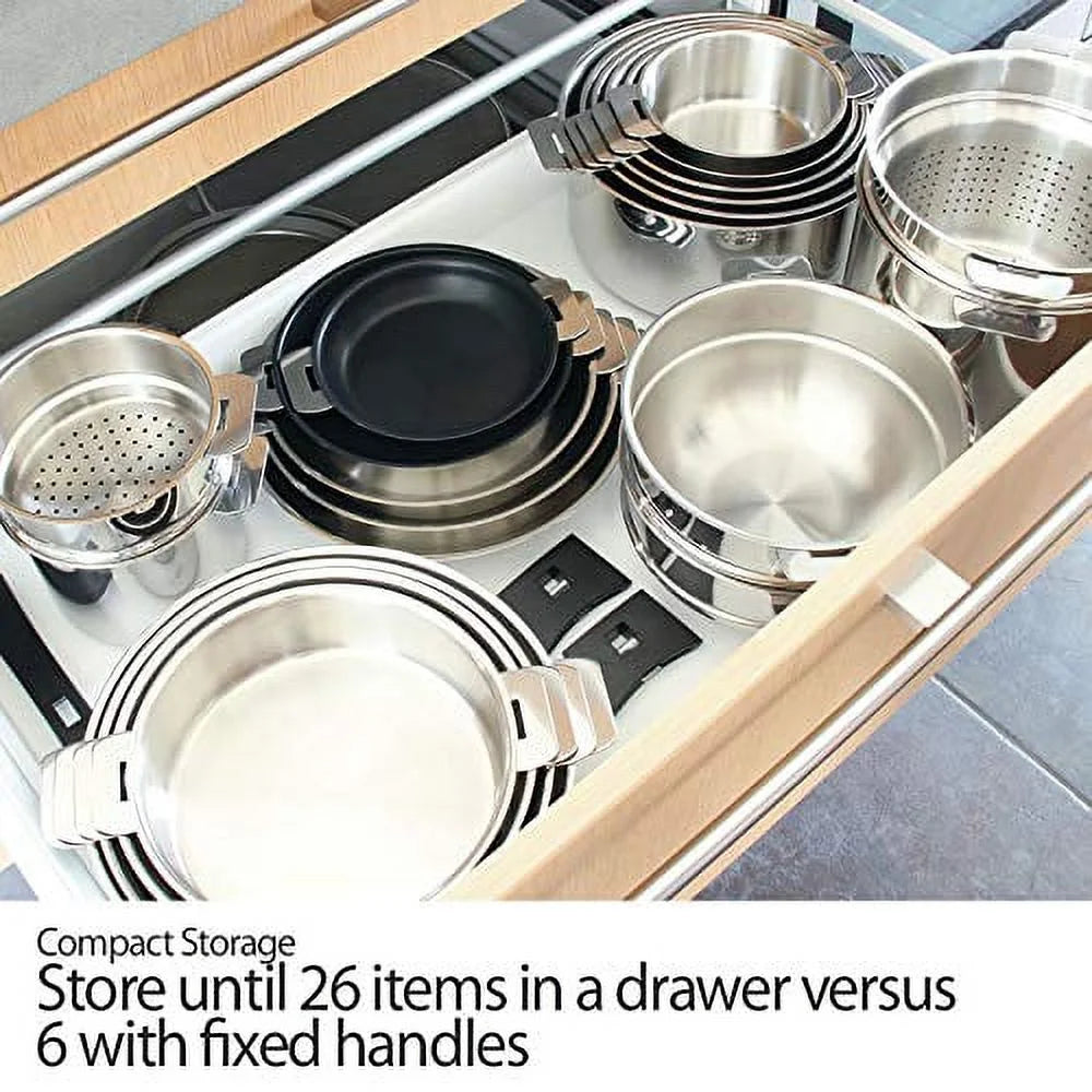 White 6 Pc Cookware Set H12248