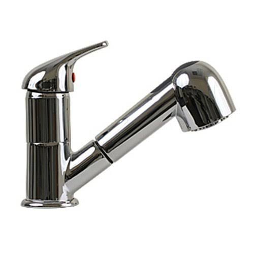 Compact Marine Galley Pull Out Faucet Silver C99757