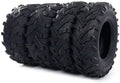 26x9.00-12 Front & 26x11.00-12 Rear 6PLY All Terrain Tubeless Tires Set of 4 Y7535