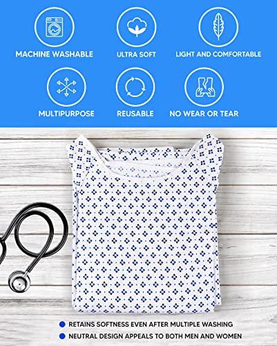 2 Pack Cotton Blend Patient Gown S4647