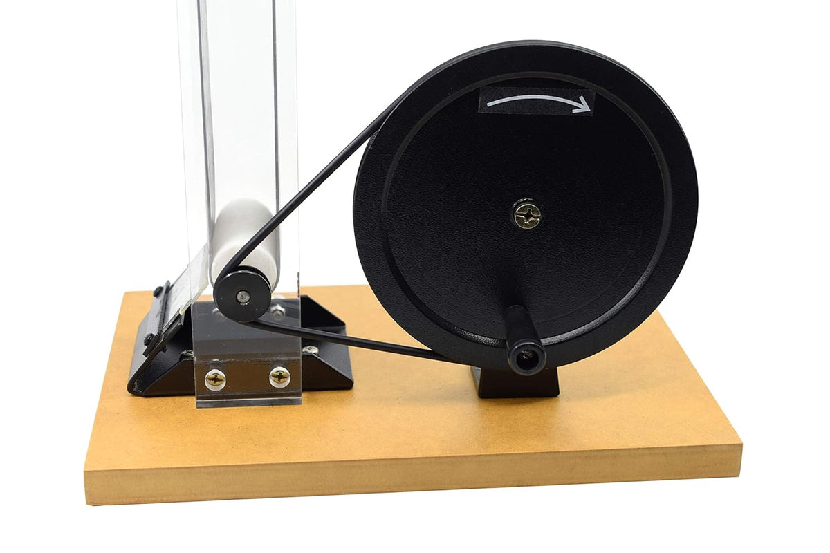9.8" Sphere Hand Crank Van De Graaff Generator O3394
