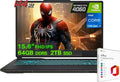 15.6" 144Hz FHD Gaming Laptop with Intel i7-12650H, RTX 4060, 64GB DDR5 RAM, 2TB SSD A834