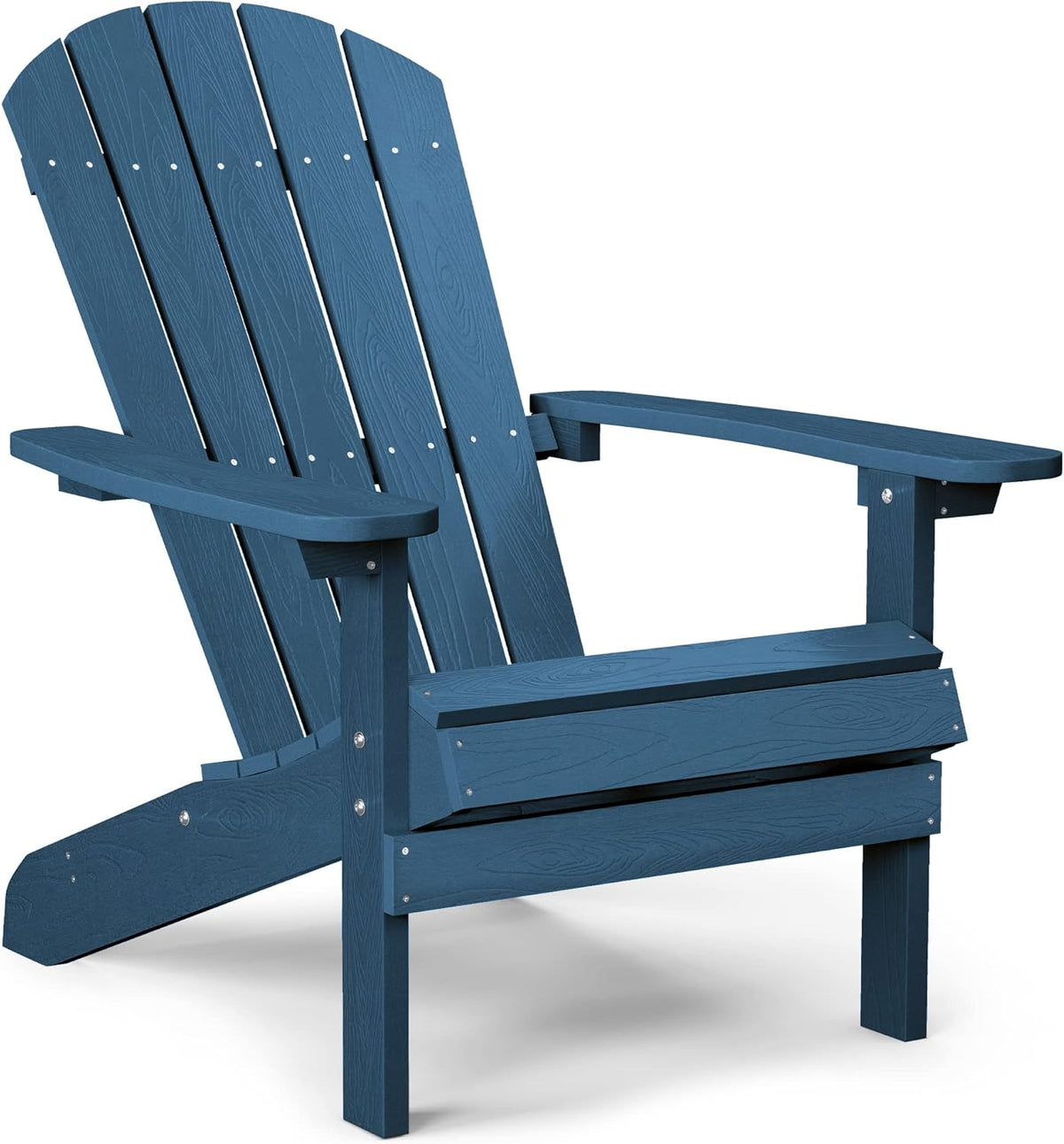 Blue Plastic Adirondack Chair J33962