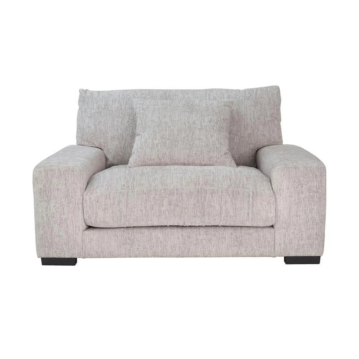Cream Microfiber Chair H627863