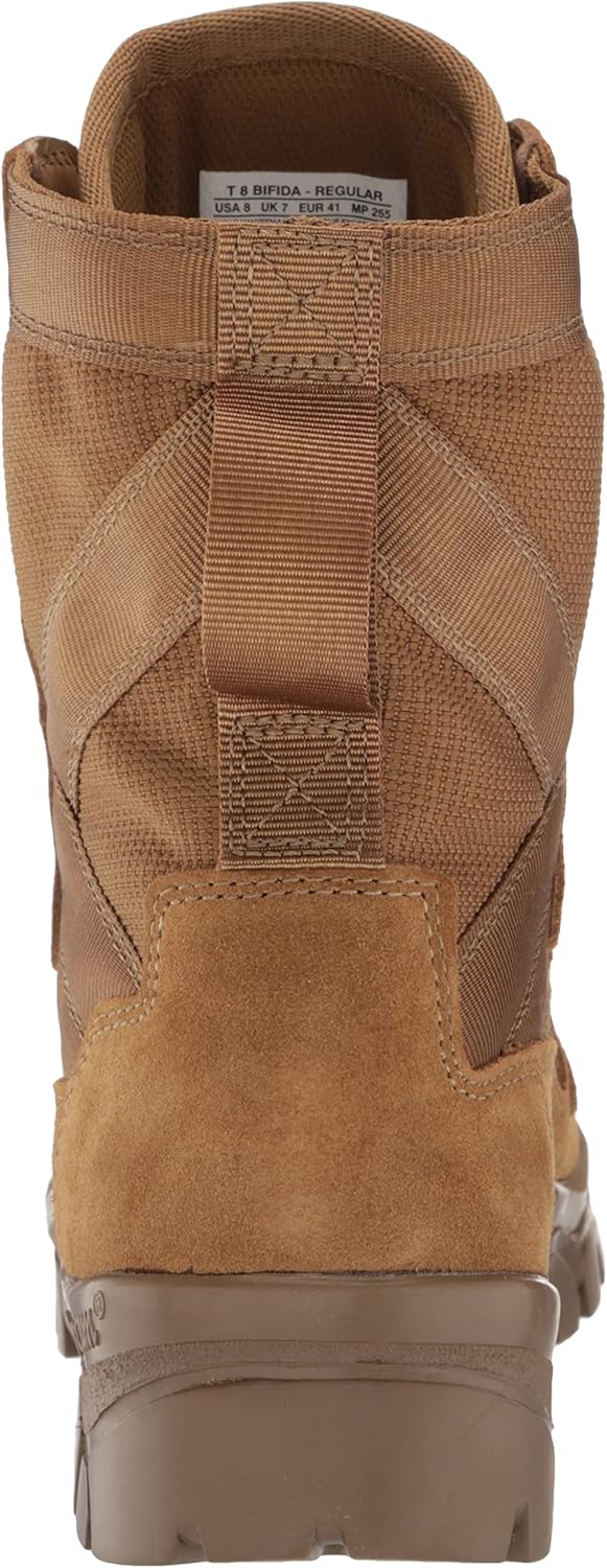 Men's Suede Leather Tactical Hiking Boots, Coyote, 13 C9802