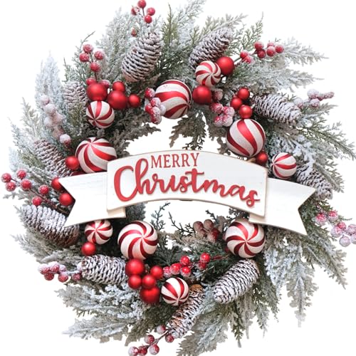 Large Green Norfolk Pine Wreath X78214