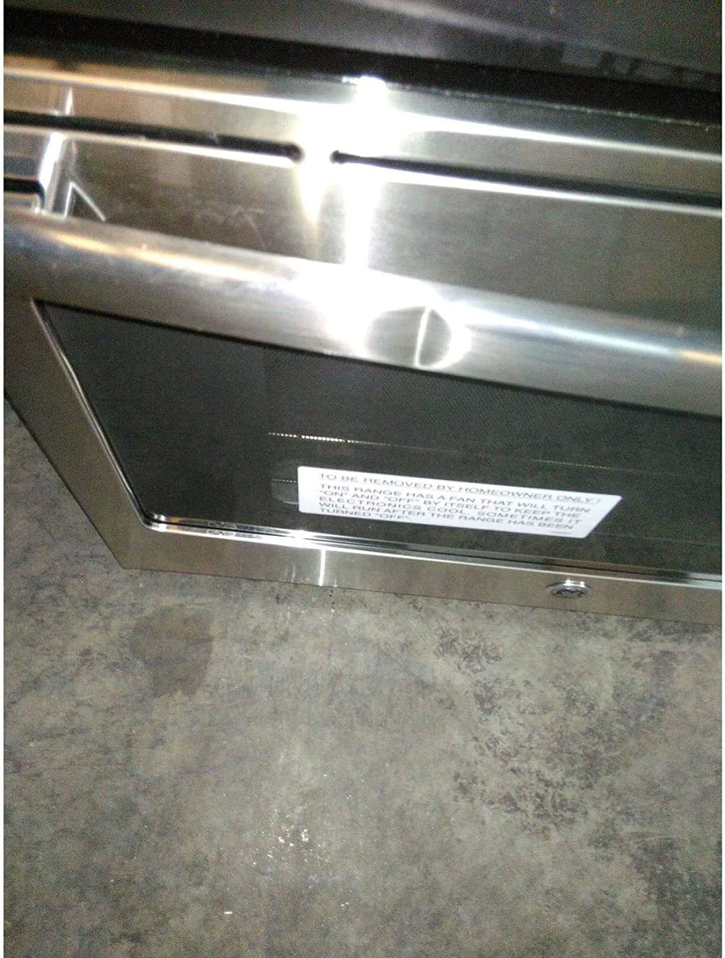 4.4 Cu.Ft. Stainless 4 Burner Electric Range V85868