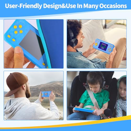 Handheld Game Console with 240 Retro Video Games D224