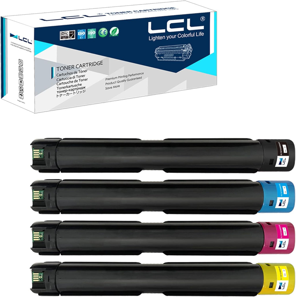 Compatible Toner Cartridge Replacement 4-Pack Black Cyan Magenta Yellow P221