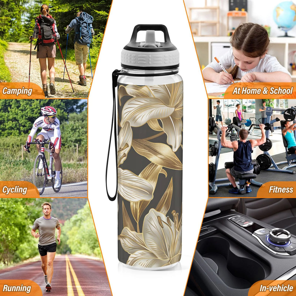 32oz Tritan Water Bottle with Straw X80871