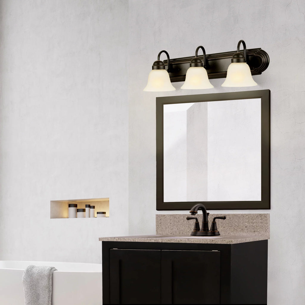3-Light Frosted Glass Vanity Light Q31754