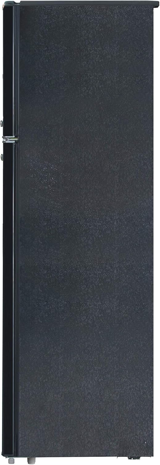 Retro 2 Door Refrigerator with Freezer, 10 cu ft, Black U8558