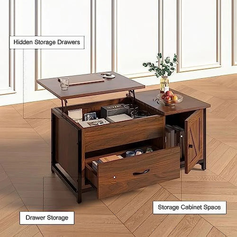 41.7" Lift Top Coffee Table with Drawer I877220