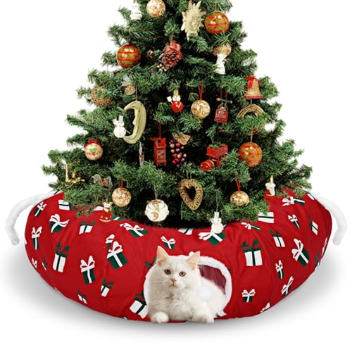 Cat Tunnel Bed 3ft x 3ft x 9.8 in Folded Cave for Small Animals Z8891
