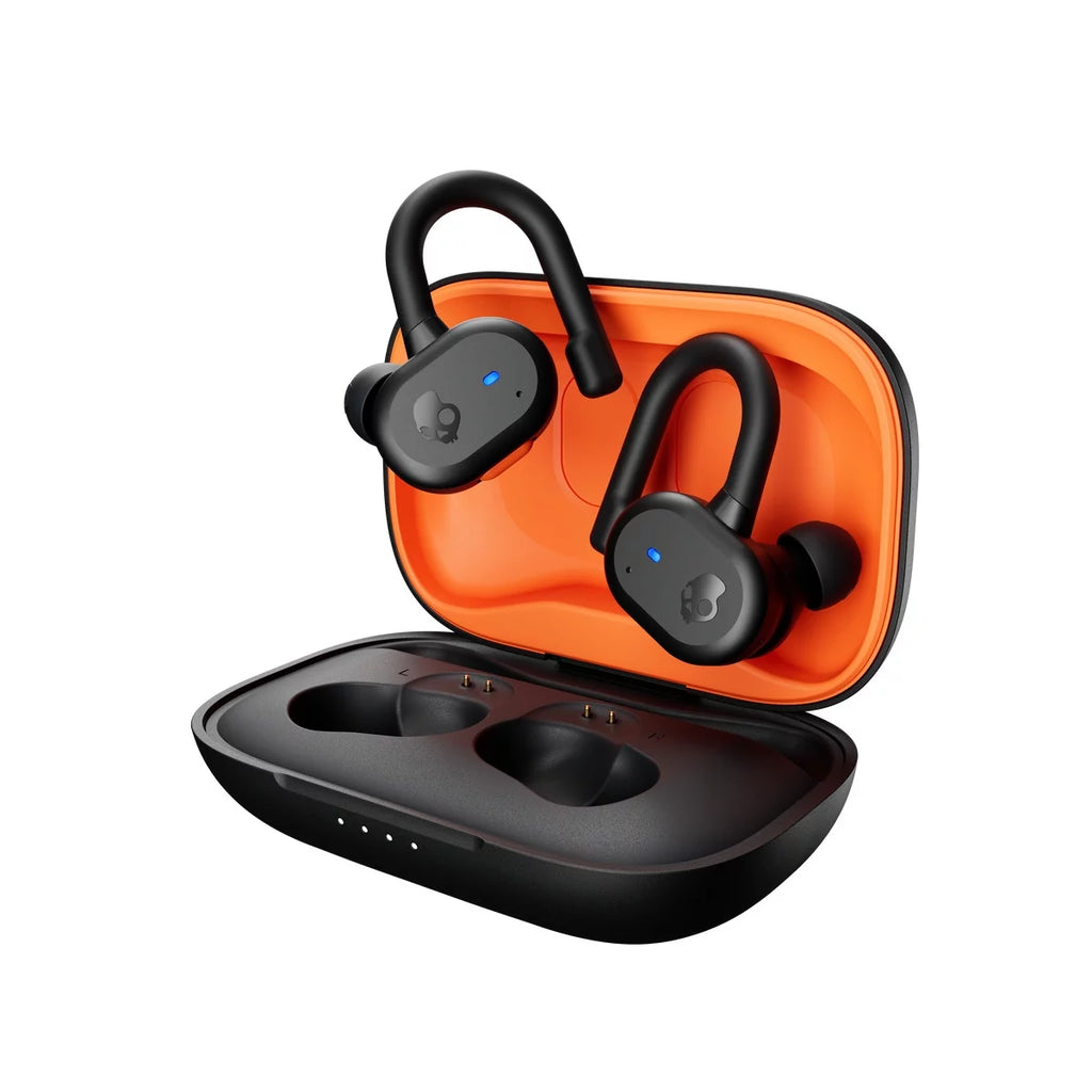 Black True Wireless Sport in-Ear Headphones with Microphone P48458