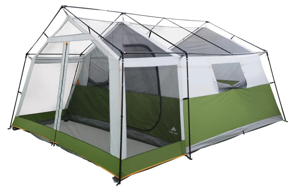 8-Person Cabin Tent with Screen Porch, Green Q71794