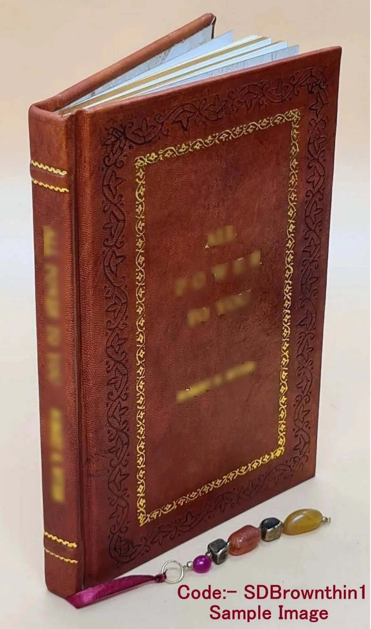 1902 Leather Bound Book A752