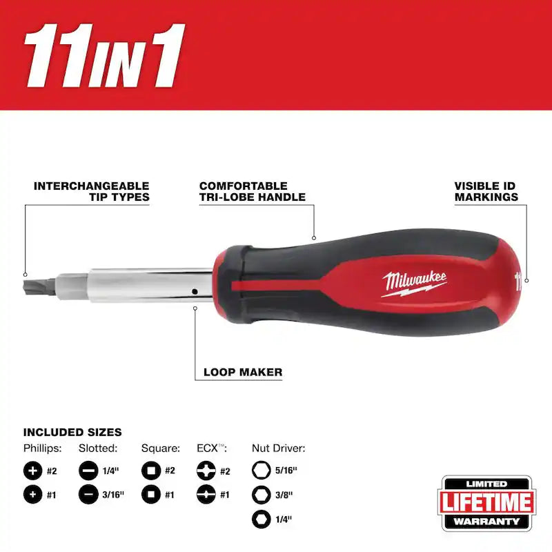 11-in-1 Multi-Tip Screwdriver P821392