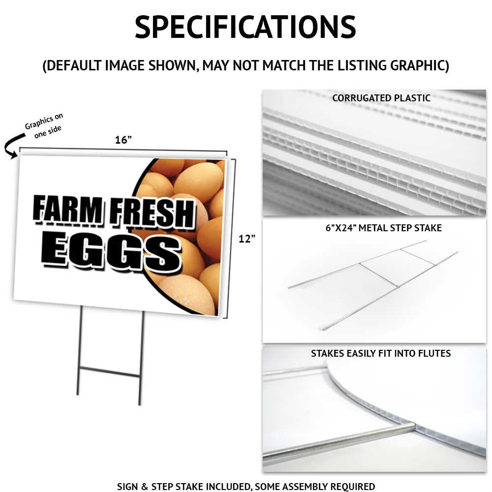 Cheese Curds 2 Pack 12" x 16" Yard Sign & Stake M151466