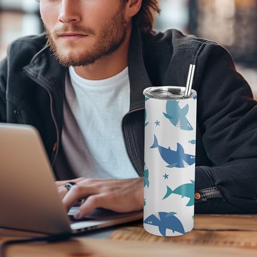20 oz 10 Pack Stainless Steel Insulated Sublimation Tumblers with Lid and Straw R171531