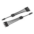 4-Way Solar Cable Connector Self-locking IP67 Waterproof 12AWG J5791