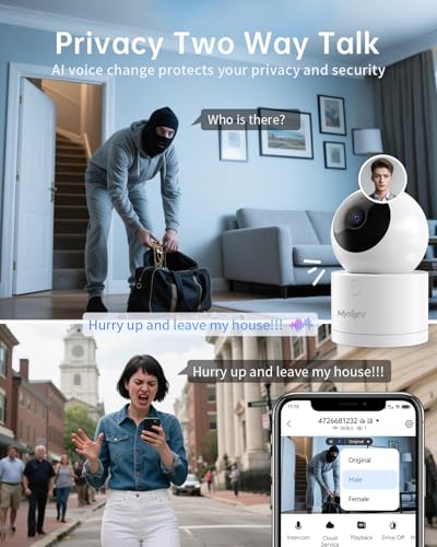 2K Pan/Tilt Indoor Security Camera K602