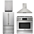 36 Gas Range, Range Hood, Refrigerator, Dishwasher E895576
