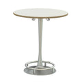 White & Silver Collision Table Z479