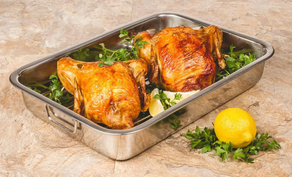 16" Rectangular Stainless Steel Baking Tray O281410
