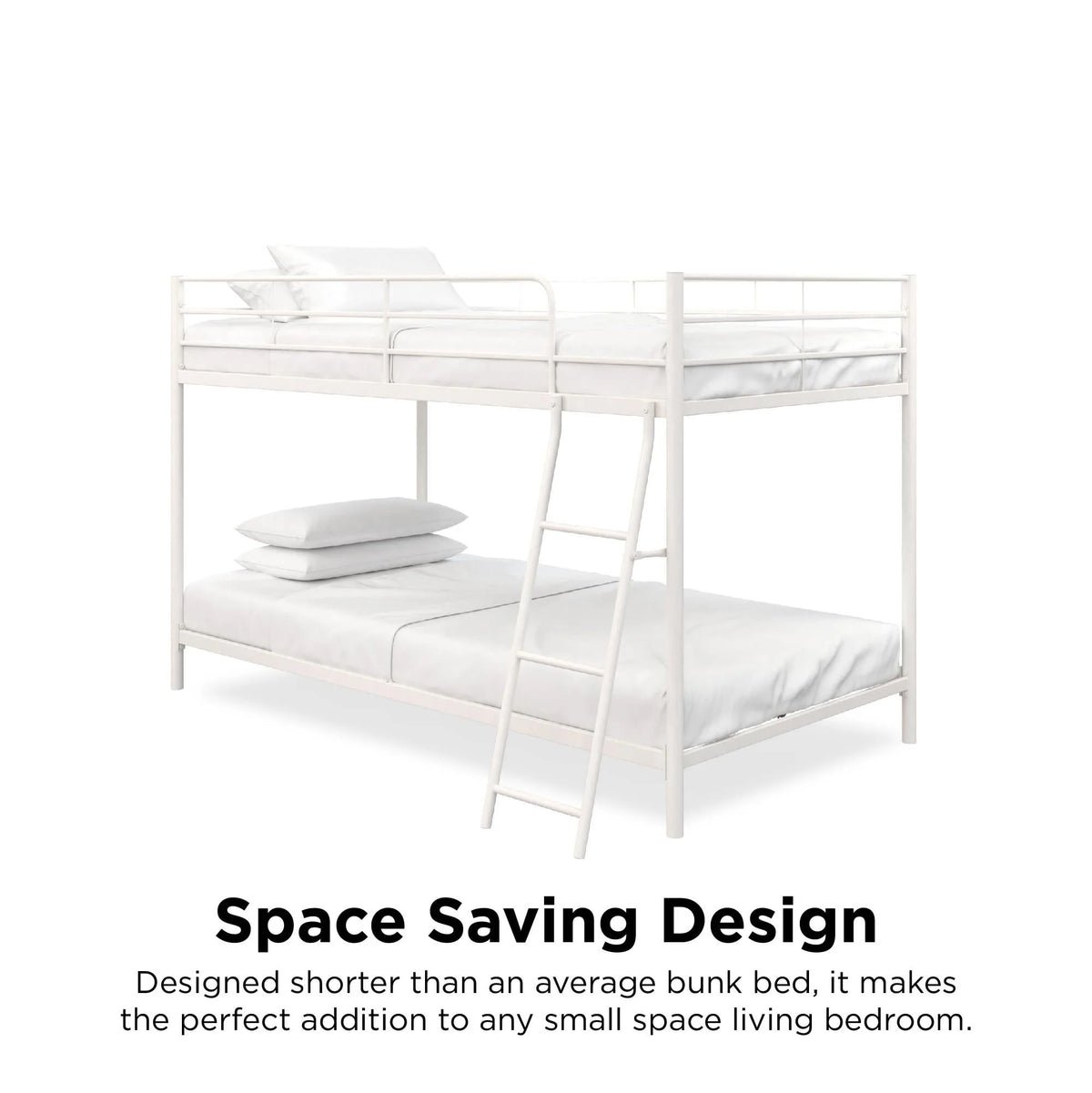 Black Twin-over-Twin Bunk Bed F930