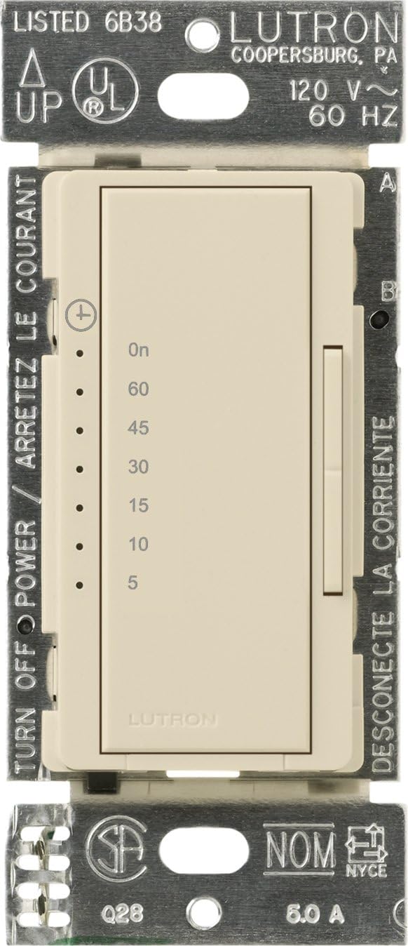 White Countdown Timer Switch for Halogen and Incandescent Bulbs Q71921
