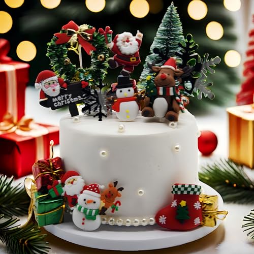 28 PCS Christmas Cake Decoration I969982