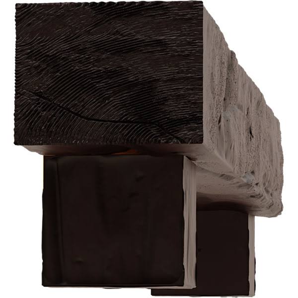 Premium Cherry Faux Wood Fireplace Mantel Kit with Alamo Corbels L950