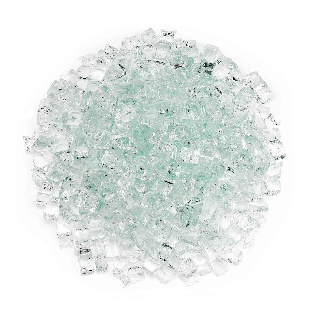 1/2x22 Clear Fire Glass (10 lb Bag) F59784