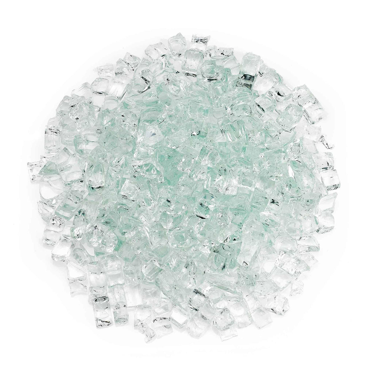1/2x22 Clear Fire Glass (10 lb Bag) F59784