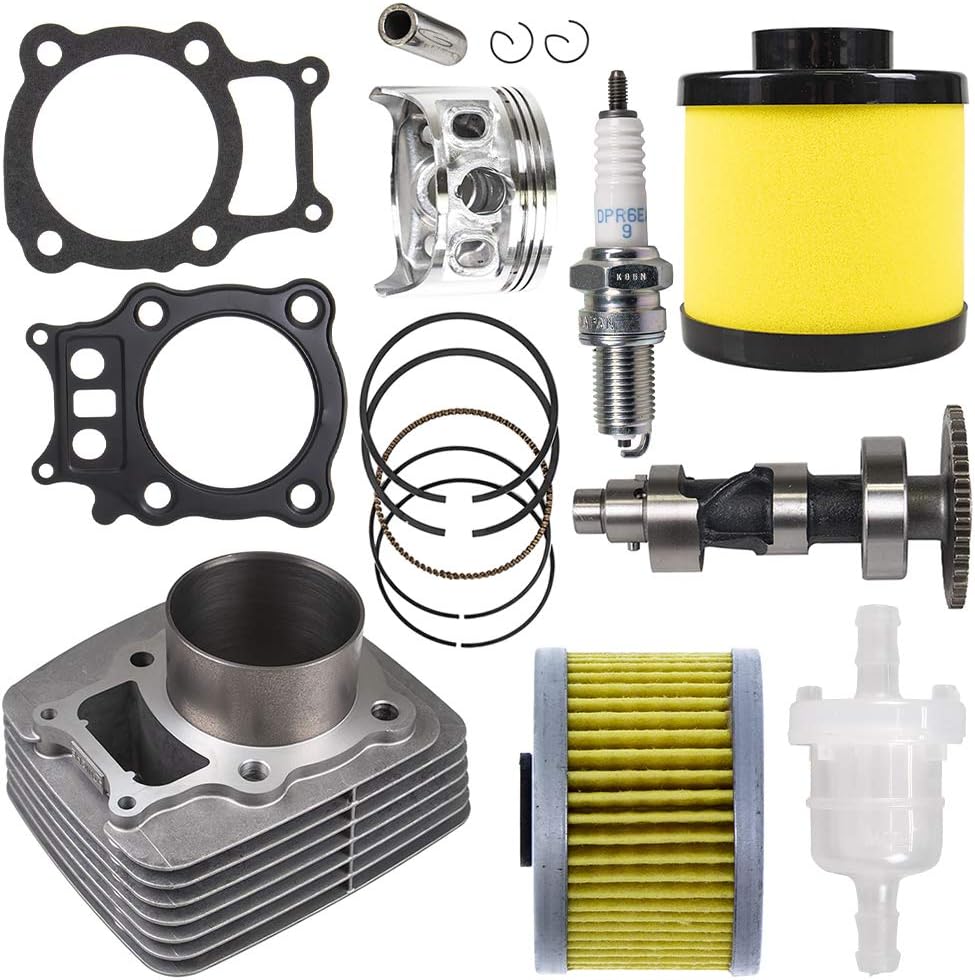 Cylinder Piston Camshaft Gasket Filter Kit For Honda Rancher TRX350 2000-2006 G30631