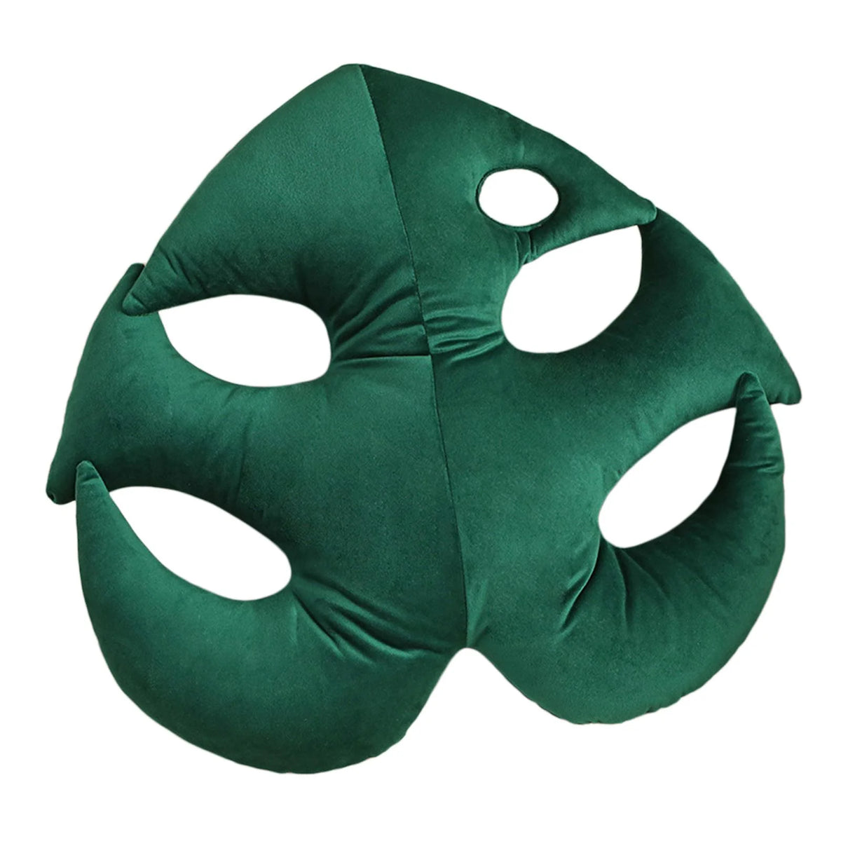 Green Plant Leaf Shaped Throw Pillow D95934