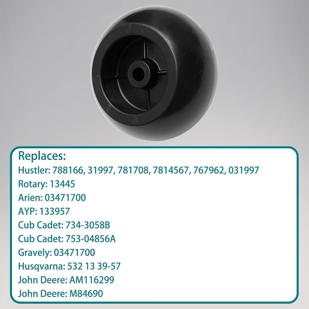 Anti Scalp Deck Wheel Kit Set of 6 Replacement U368090