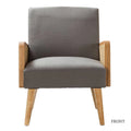 Pewter Cane Accent Arm Chair V285
