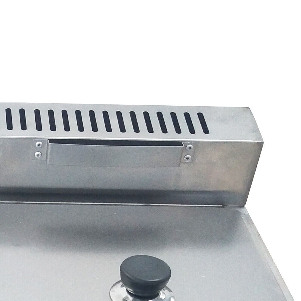 Stainless Steel Commercial Countertop Deep Gas Fryer 12/16L K295