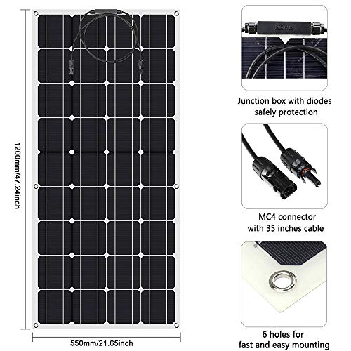 300w Bendable Flexible Solar Module with 30A Solar Controller K63639