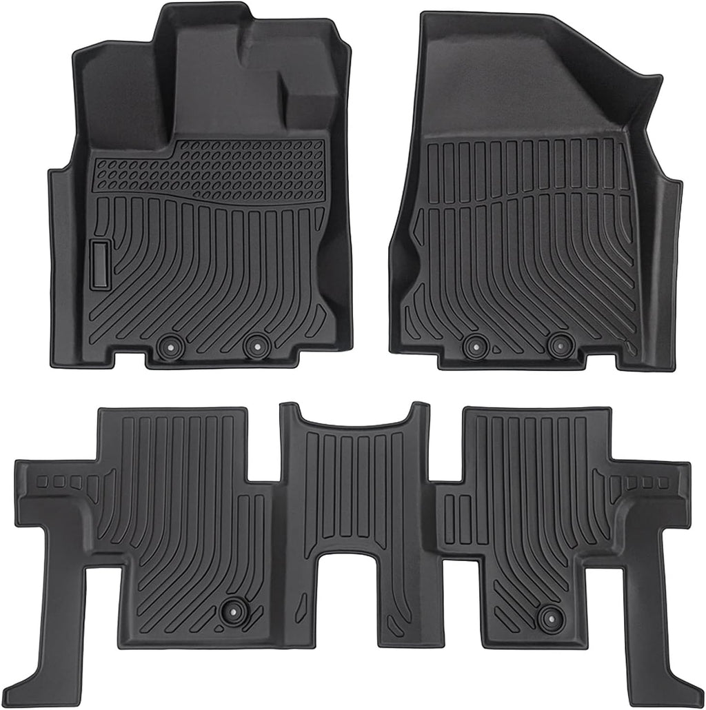 All Weather Floor Mat 2 Row Liner Set TPO Z994