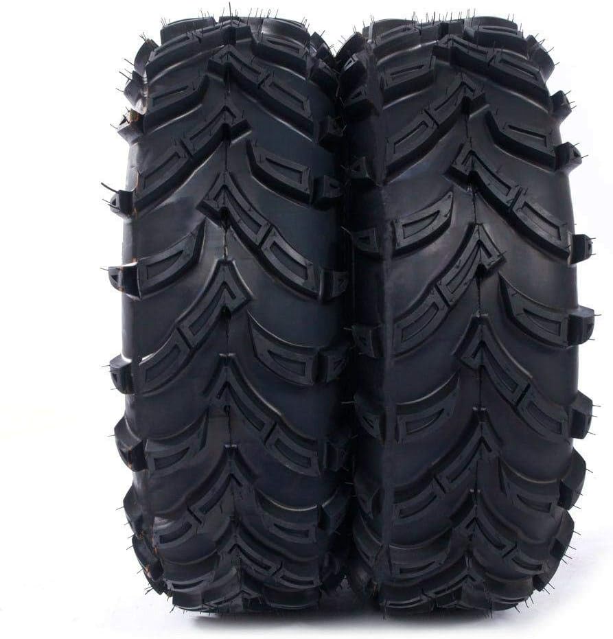 26x9.00-12 Front & 26x11.00-12 Rear 6PLY All Terrain Tubeless Tires Set of 4 Y7535