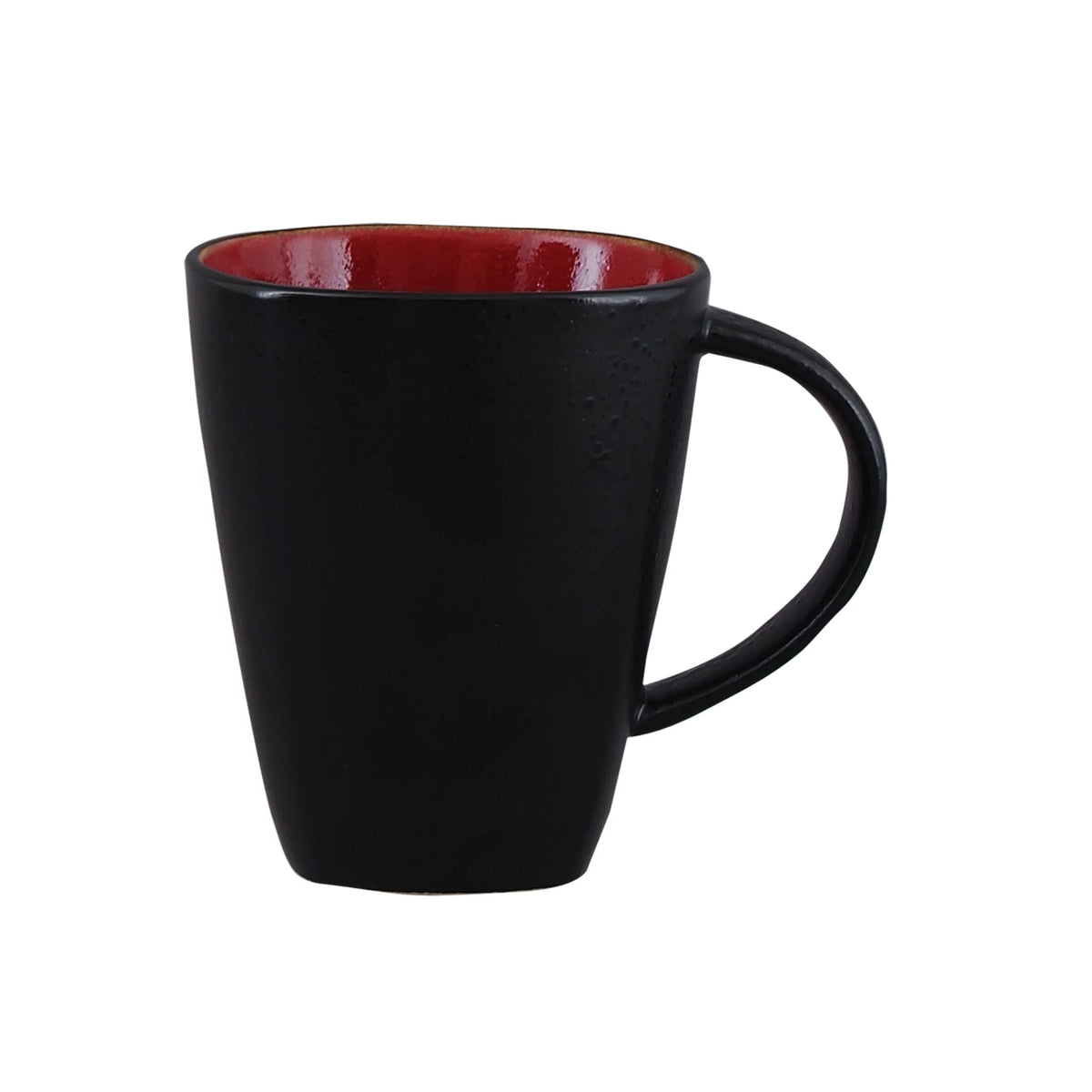 Red 16-Piece Square Dinnerware Set J63842