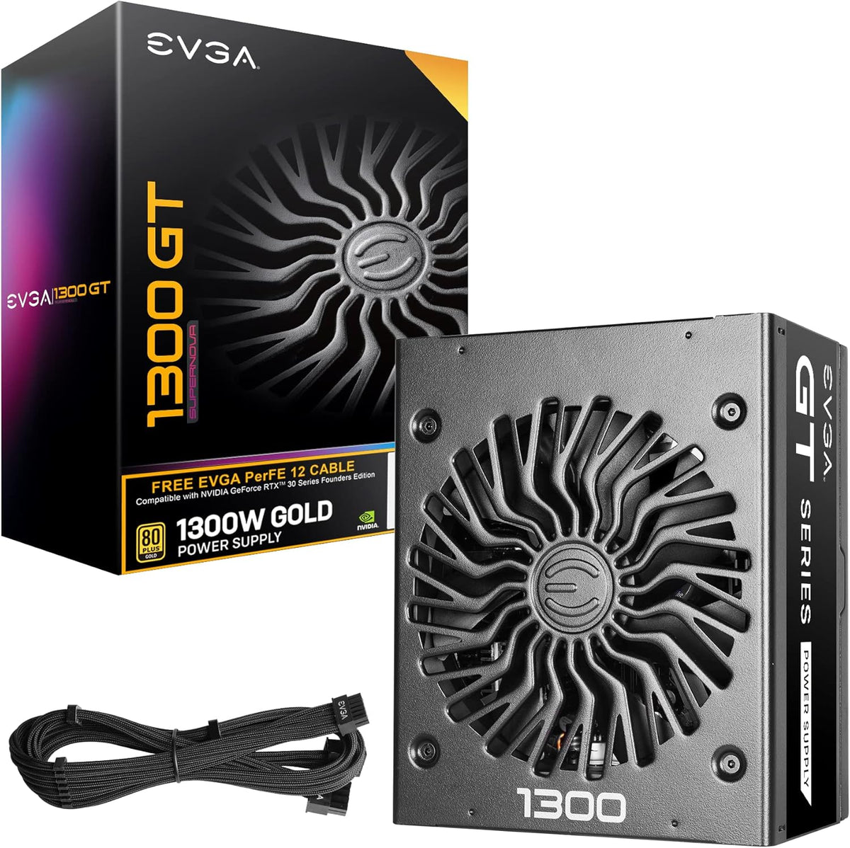 1300W 80 Plus Gold Fully Modular Power Supply S2106