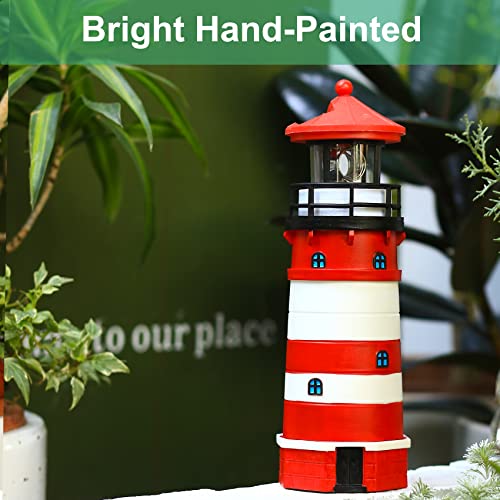 Solar LED Lighthouse Lamp Outdoor Decorative F11587