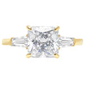 18K Yellow Gold Three-Stone Diamond Engagement Ring T4918