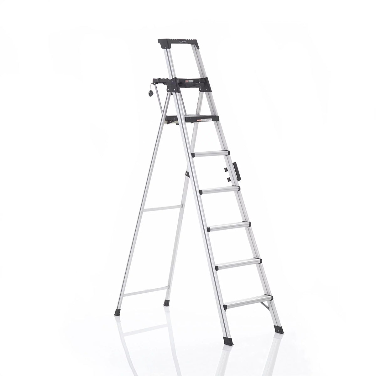8 Ft. Aluminum Folding Step Ladder 300 Lb. K700