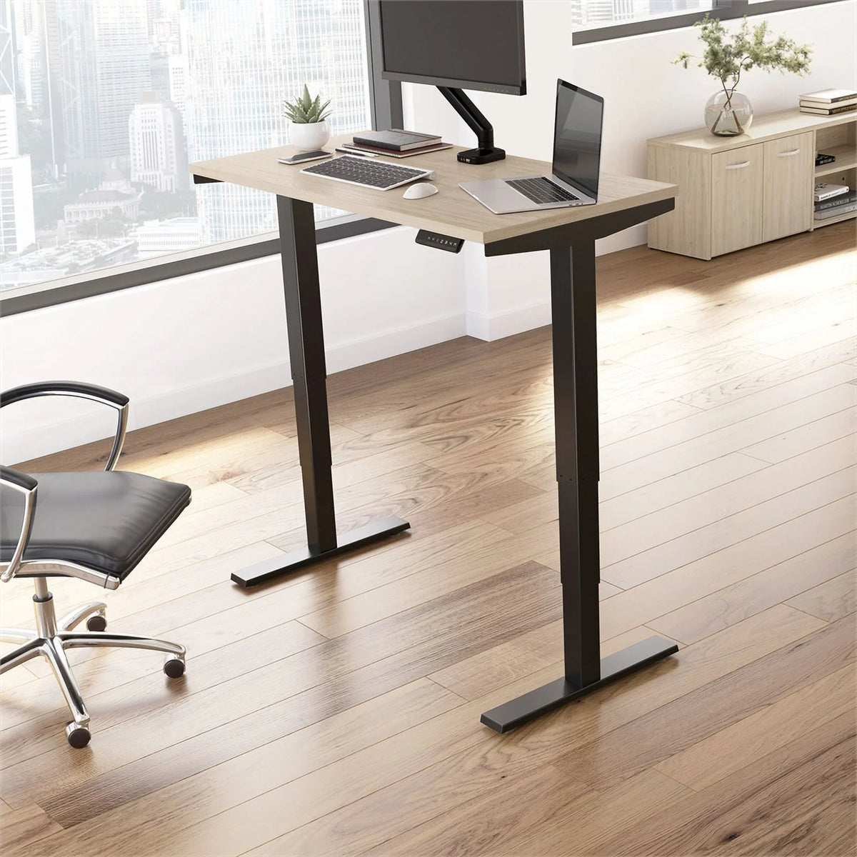 48" Engineered Wood Adjustable Standing Desk B501300